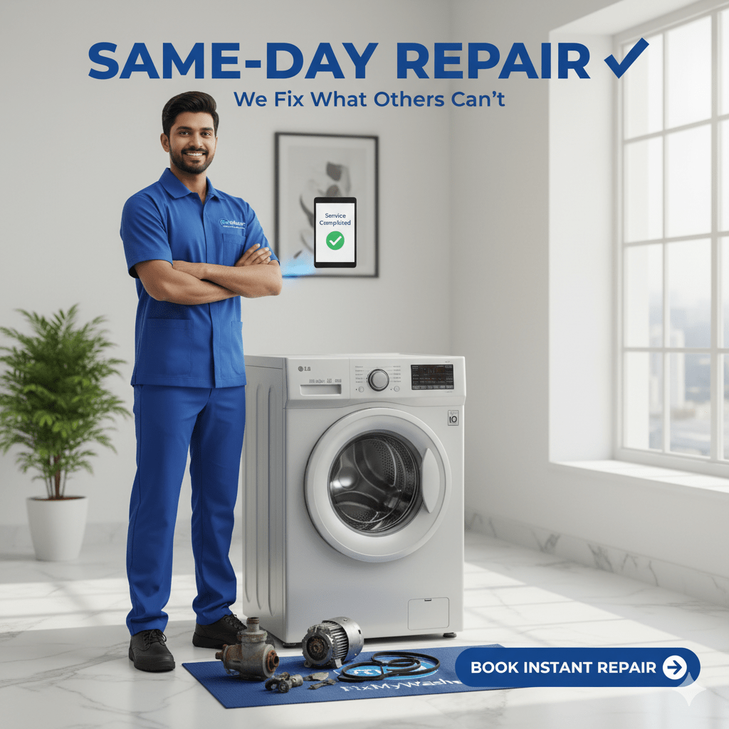 FixMyWasher Lloyd washing machine repair service coverage across Bangalore neighbourhoods